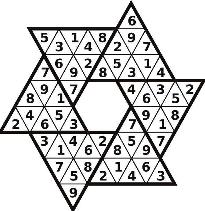 Seite 57 Sternsudoku (Wiener Zeitung, WZ Rätselheft Sommer 2026)