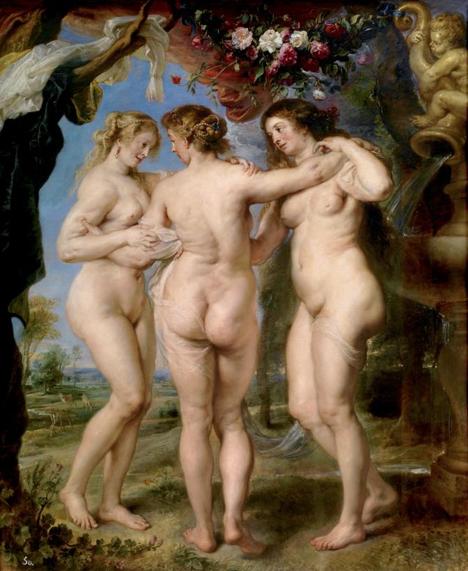 Rubens Bild "Die Drei Grazien"