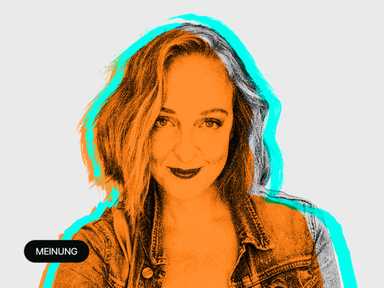 Ein stilisiertes Portrait von Nunu Kaller.