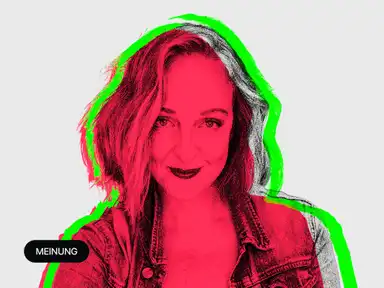 Ein stilisiertes Portrait von Nunu Kaller.