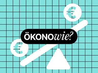 Illustration von einer Waage mit Euros
