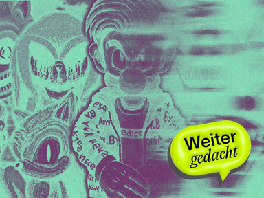 Thumbnail von Luigikid darüber das Logo des Podcasts "Weiter gedacht".