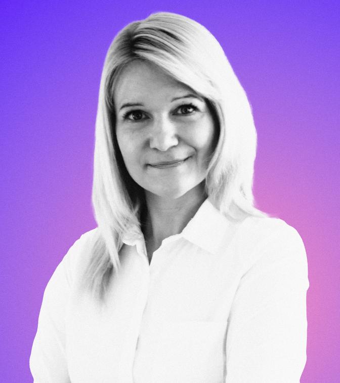 Ein Portraitfoto von Larissa Kravitz, auch bekannt als Investorella.