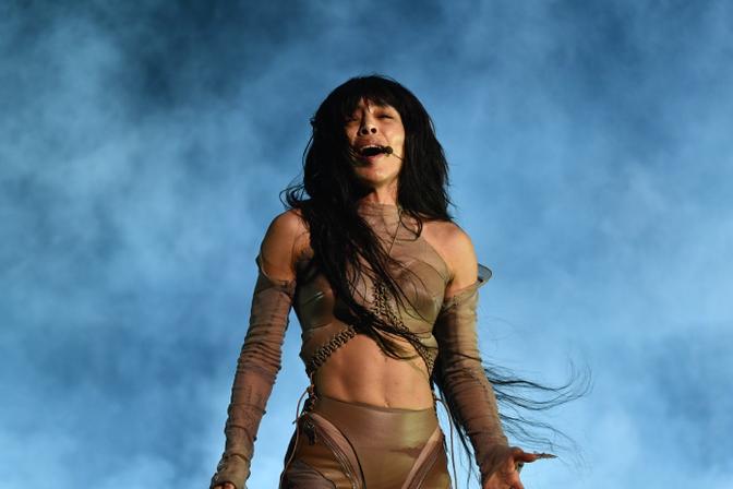 Loreen mit dem Song „Tattoo“ beim Eurovision Song Contest 2023 in Liverpool.