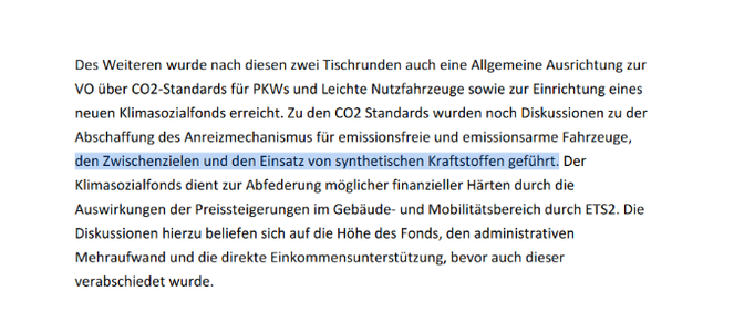 Ministerratsvortrag vom Juli 2022